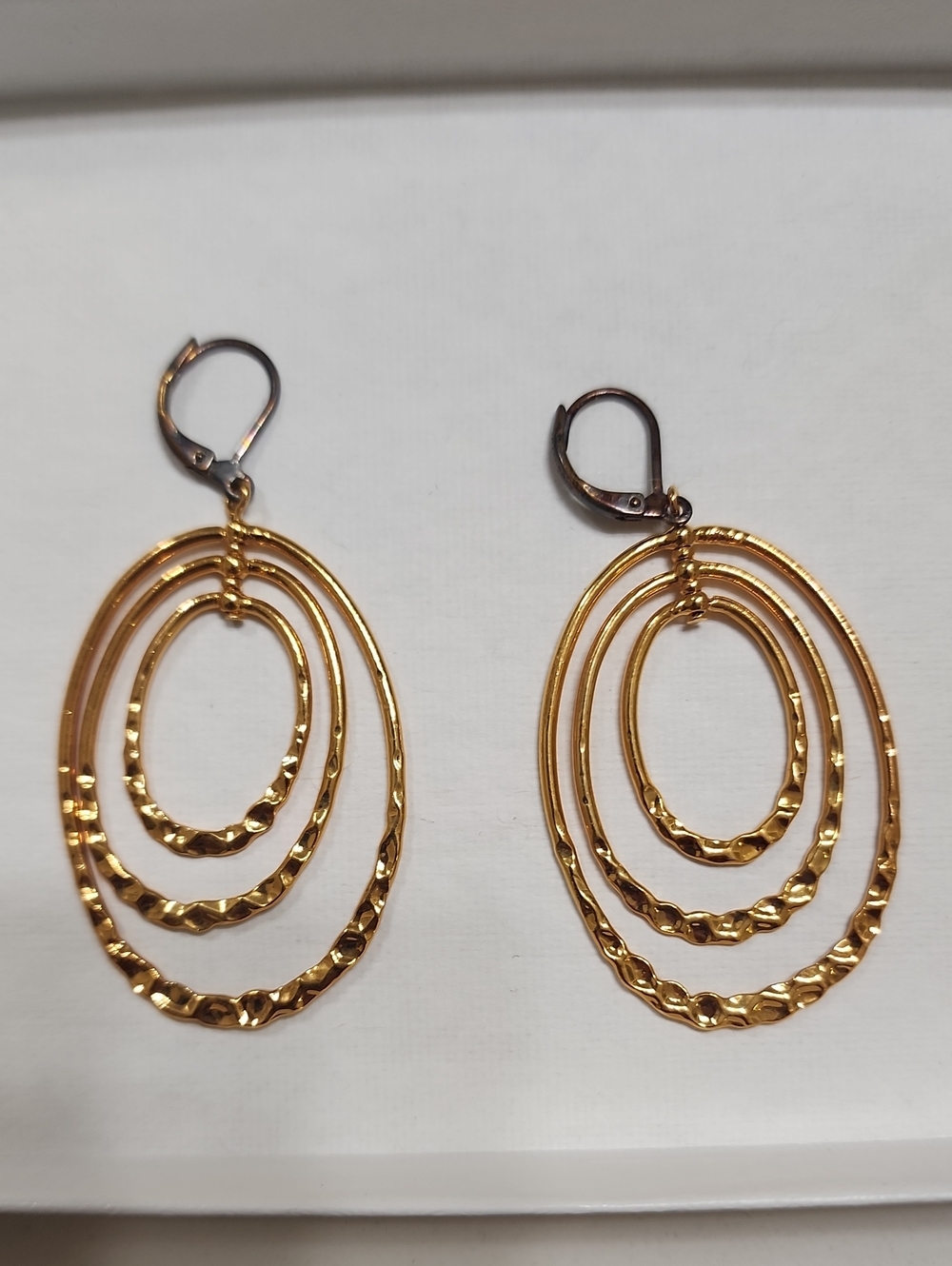 Gold Multi-Hoop Drop Earrings - Women Jewelry